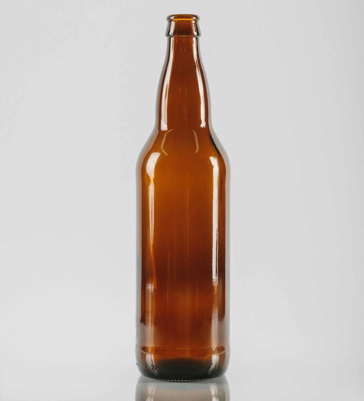 650mL glass "bomber" beer bottle