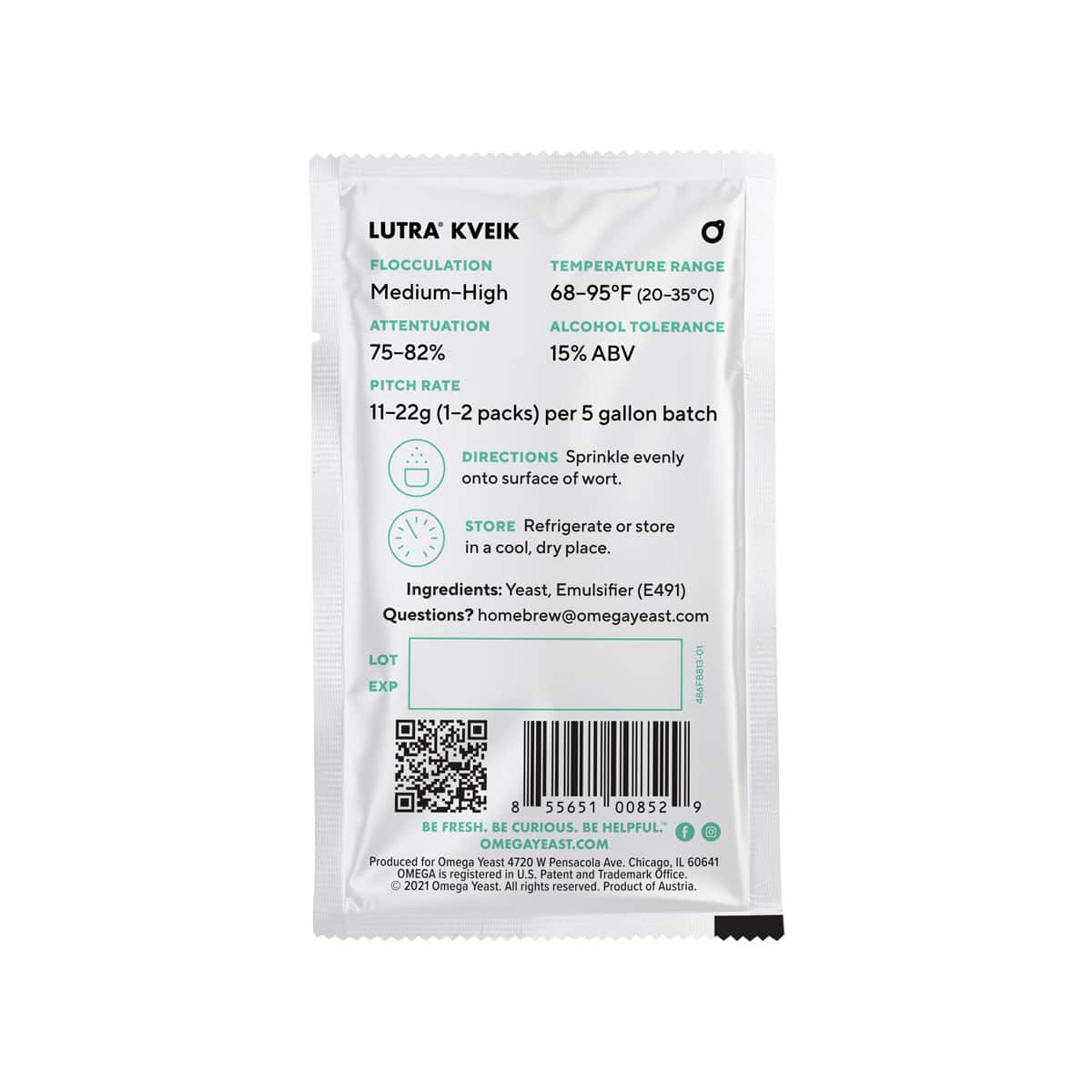 Omega Yeast – Dried LUTRA® Kveik - Image 2