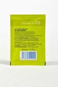 Yeast - Safale S-33 Belgian Ale Yeast 11.5 gr