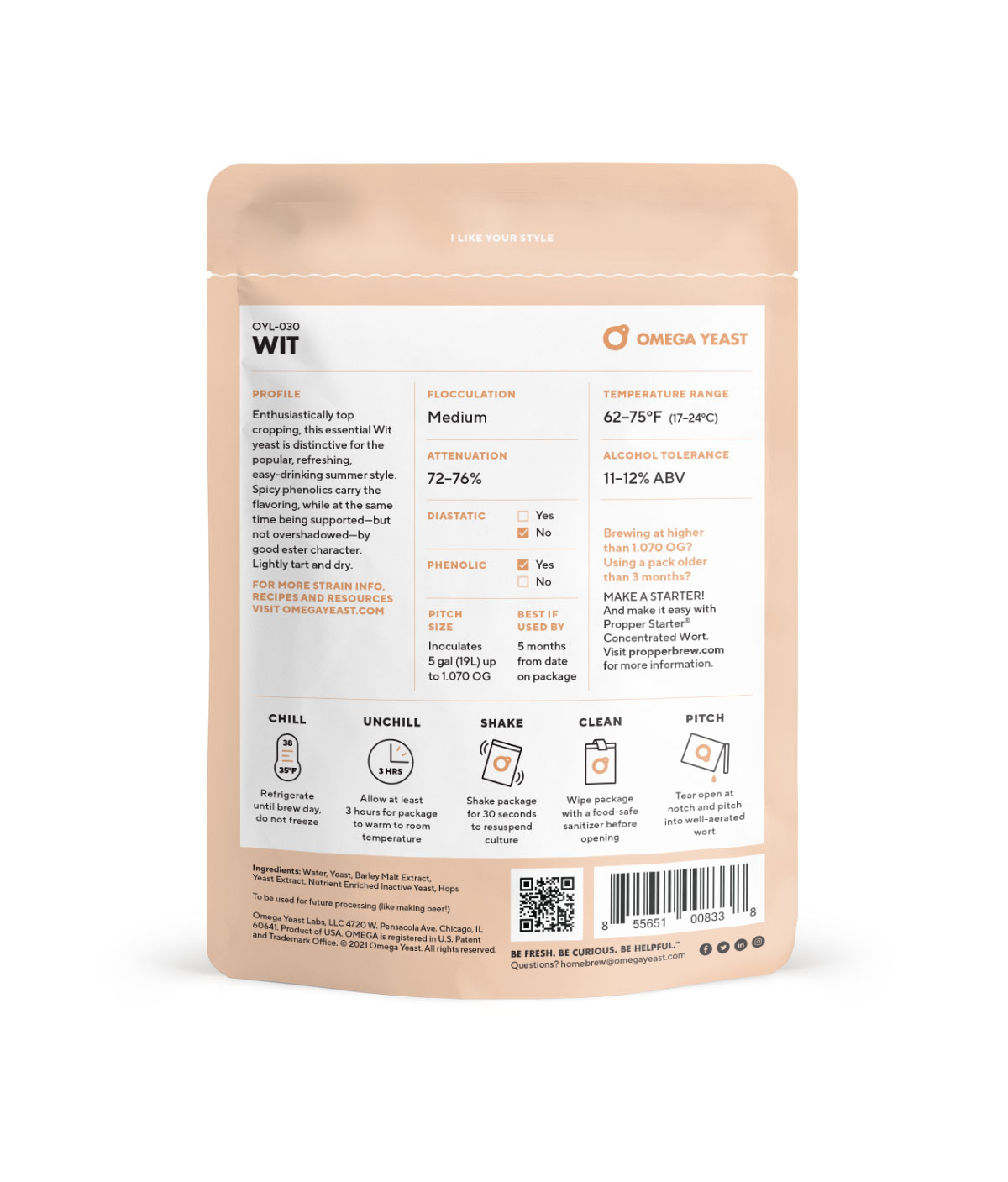 Liquid Yeast - Omega Wit - Image 2