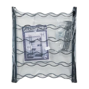 30-Bottle Wine Rack - Black