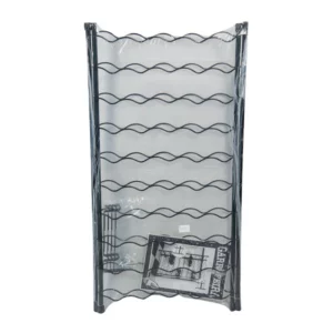 50-Bottle Wine Rack - Black