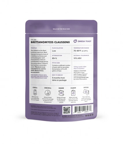 Liquid Yeast - Omega Brettanomyces Claussenii - Image 2