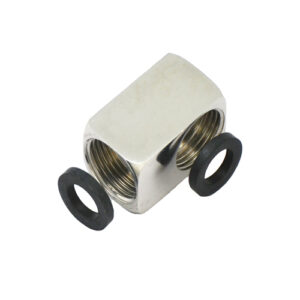 Keg Coupler Elbow With Female Threads On Both Sides-5/8″ FM x 5/8″ FM